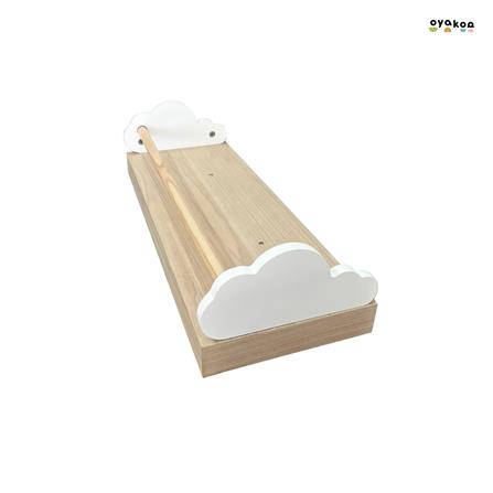 ชั้นแขวน OYAKOO MIA CLOUDY 60 ซม. สีขาว/โอ๊ค_2