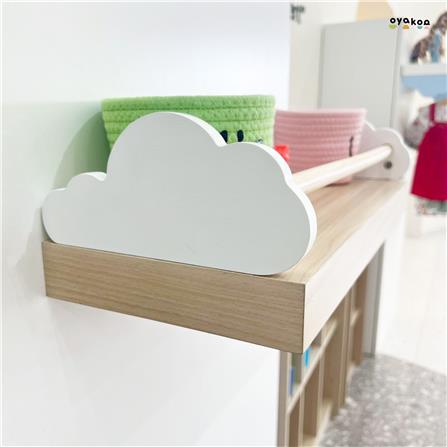 ชั้นแขวน OYAKOO MIA CLOUDY 60 ซม. สีขาว/โอ๊ค_6