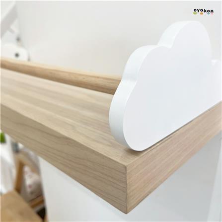 ชั้นแขวน OYAKOO MIA CLOUDY 60 ซม. สีขาว/โอ๊ค_8