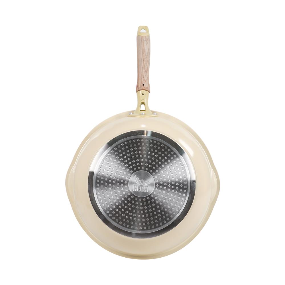 กระทะลึกพร้อมฝา 28 ซม. KECH ZIVA IH สีเหลือง