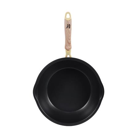 กระทะลึกพร้อมฝา 28 ซม. KECH ZIVA IH สีเหลือง_1