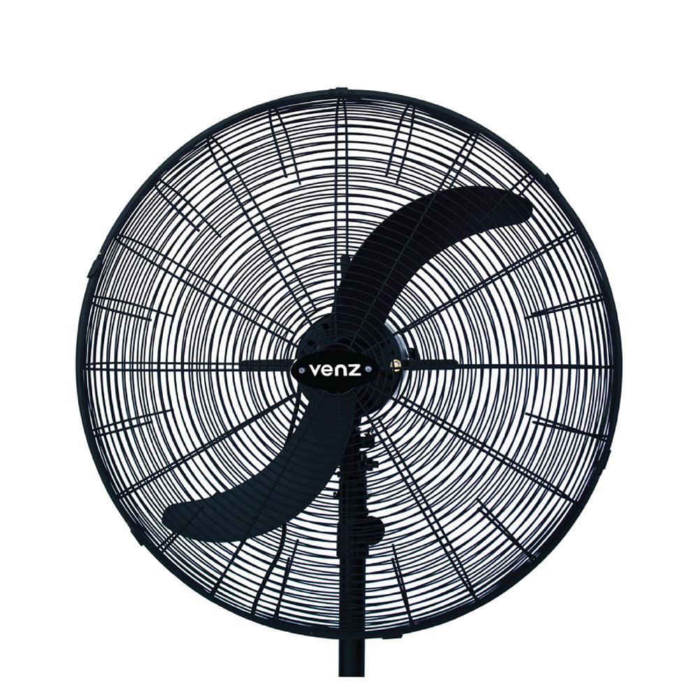 พัดลมอุตสาหกรรมขาเดี่ยว 24 นิ้ว VENZ FS-60 สีดำ