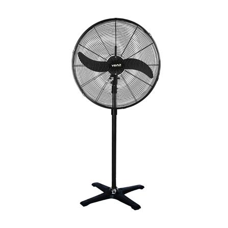 พัดลมอุตสาหกรรมขาเดี่ยว 24 นิ้ว VENZ FS-60 สีดำ_0