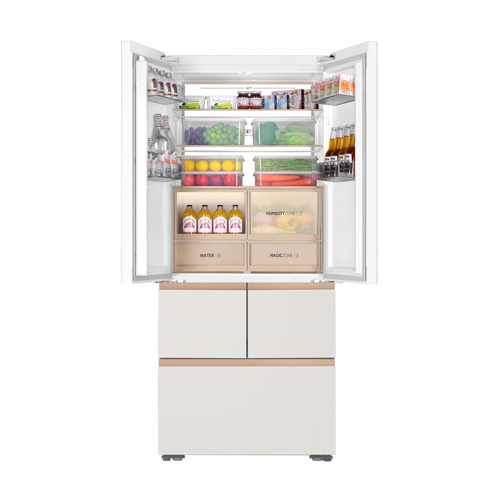 ตู้เย็น MULTI DOOR HAIER HRF-FD529I(MLW)GU1 18 คิว สีขาวครีม