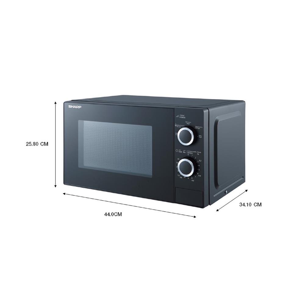 ไมโครเวฟ SHARP R-S20M5TB-B 20 ลิตร