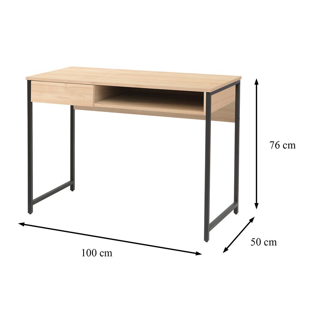 โต๊ะทำงานไม้ FURDINI PORTER 100 ซม. สี NATURAL