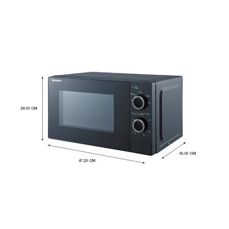ไมโครเวฟ SHARP R-S25M5TA-B 25 ลิตร_5