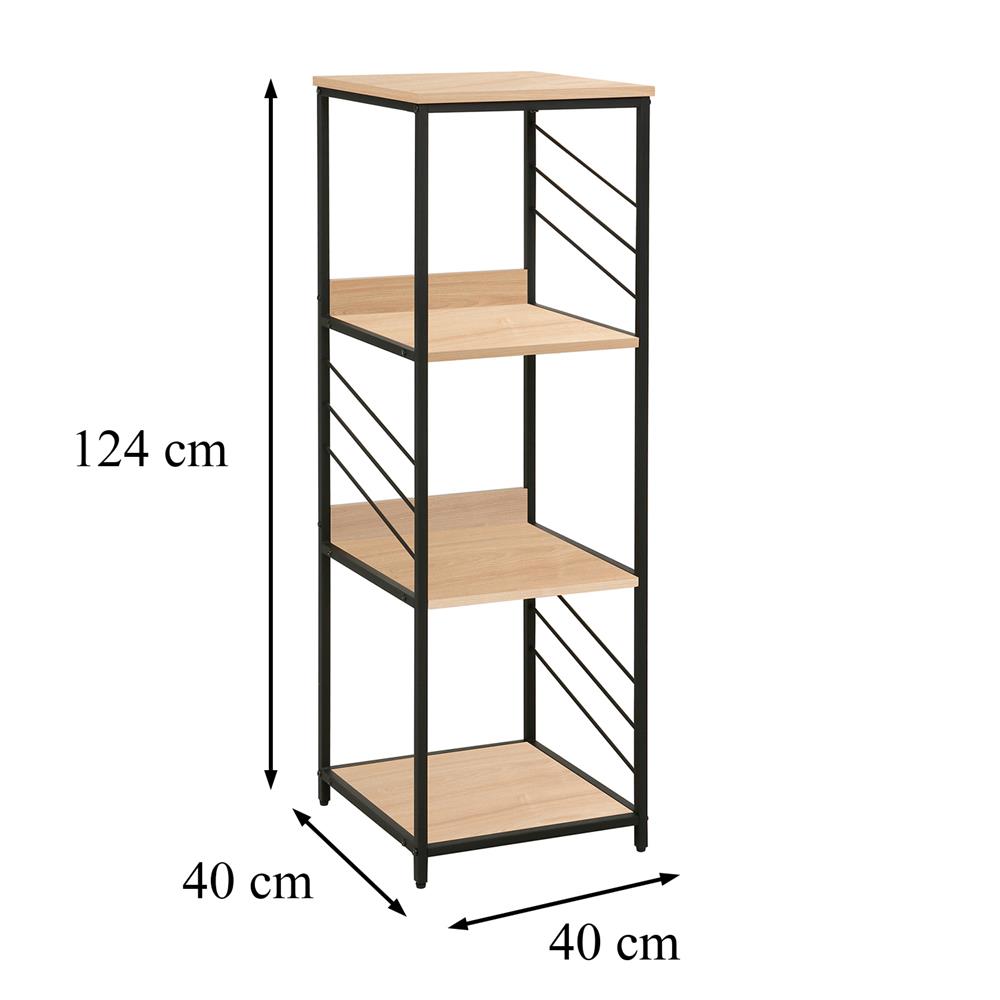 ชั้นวางของโล่ง 4 ชั้น FURDINI PORTER 40 ซม. สี NATURAL