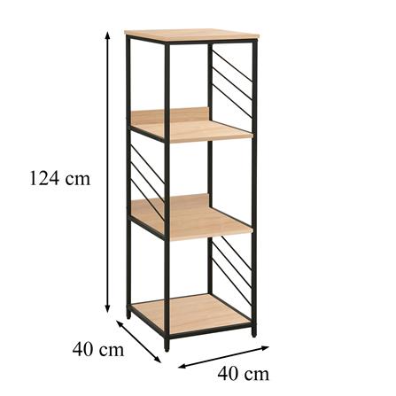 ชั้นวางของโล่ง 4 ชั้น FURDINI PORTER 40 ซม. สี NATURAL_6