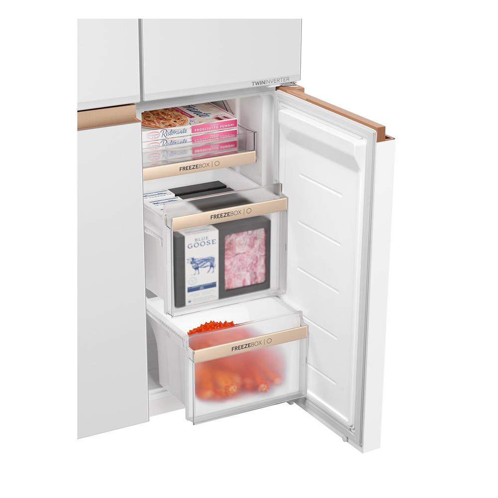 ตู้เย็น MULTI DOOR HAIER HRF-MD529I(MLW)GU1 17.9 คิว สีขาวครีม