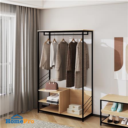 ตู้เสื้อผ้าบานโล่ง FURDINI PORTER 100 ซม. สี NATURAL_5