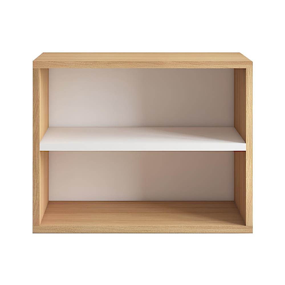 ชั้นวางของทึบ 2 ช่อง FURDINI AOMI NATURAL สี OAK/ขาว