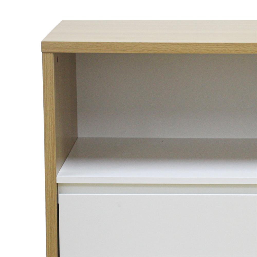 ชั้นวางของ 1 ช่อง 1 ลิ้นชัก FURDINI AOMI NT สี OAK/ขาว