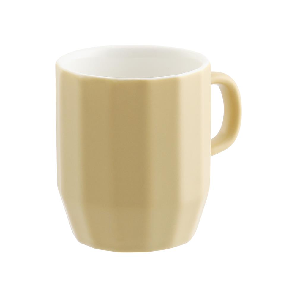 ถ้วยหู PORCELAIN 350 มล. KECH GRAZE สีเหลือง