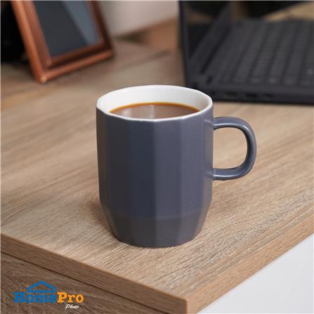 ถ้วยหู PORCELAIN 350 มล. KECH GRAZE สีเทา_3