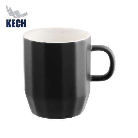 ถ้วยหู PORCELAIN 350 มล. KECH GRAZE สีดำ_0