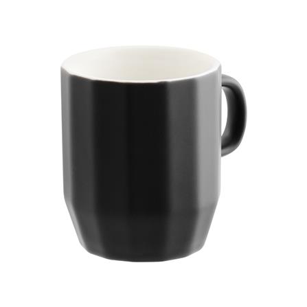 ถ้วยหู PORCELAIN 350 มล. KECH GRAZE สีดำ_1