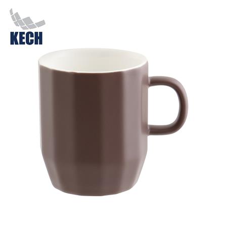 ถ้วยหู PORCELAIN 350 มล. KECH GRAZE สีน้ำตาล_0