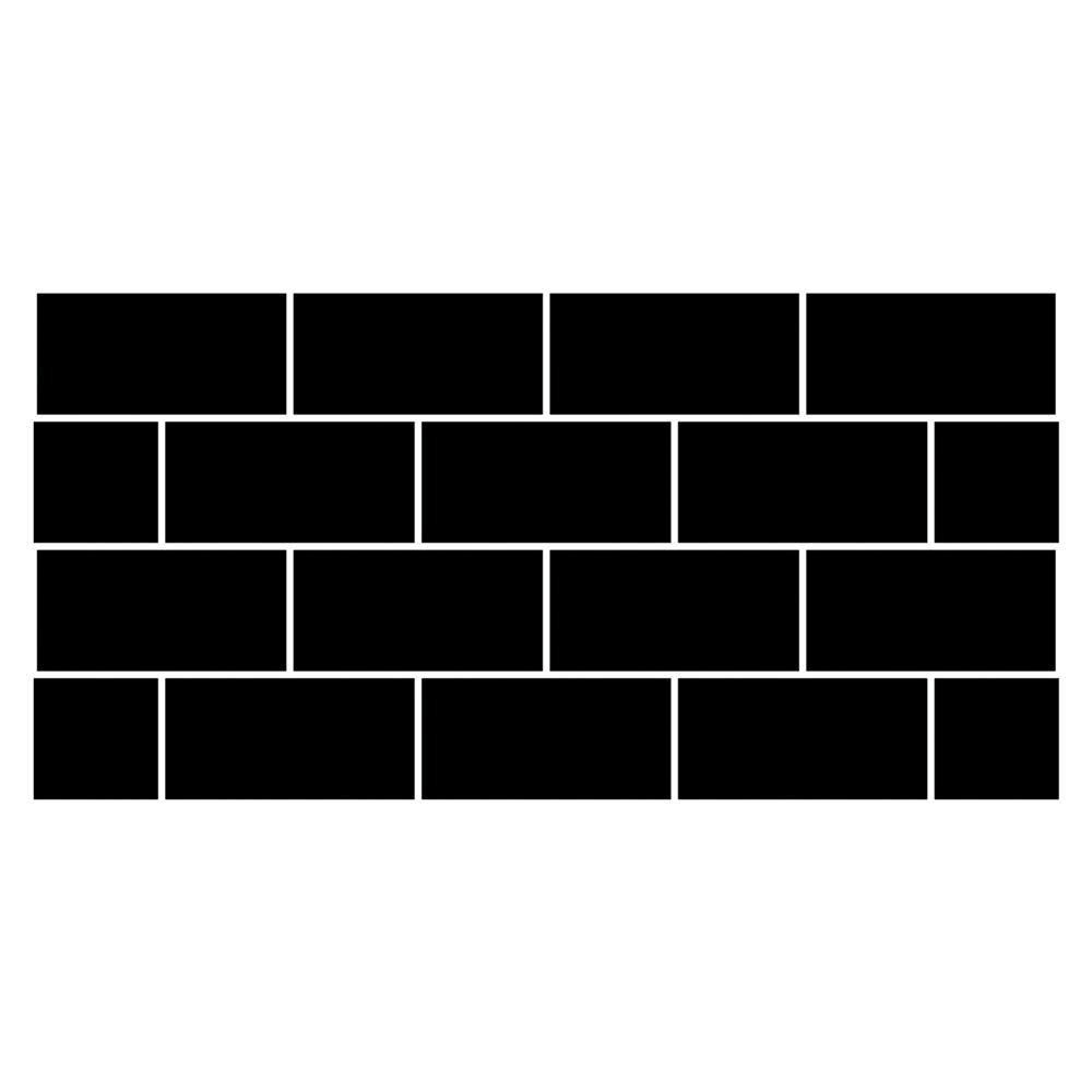 กระเบื้องผนัง 30x60 ซม. TARA มิลล่าบริค นิว ดำ A 0.9 ตร.ม.