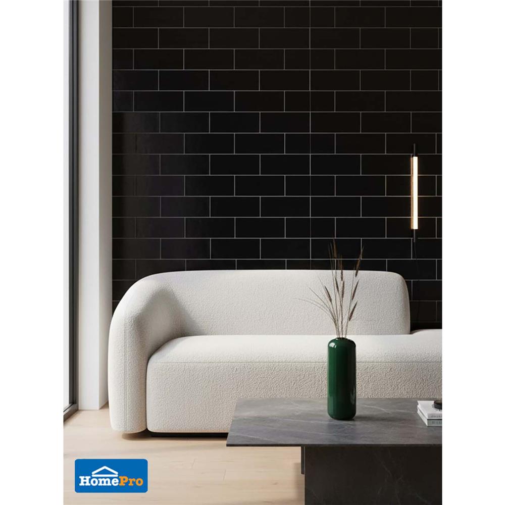 กระเบื้องผนัง 30x60 ซม. TARA มิลล่าบริค นิว ดำ A 0.9 ตร.ม.