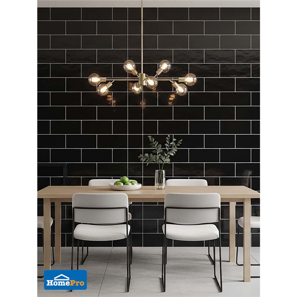 กระเบื้องผนัง 30x60 ซม. TARA มิลล่าบริค นิว ดำ A 0.9 ตร.ม.