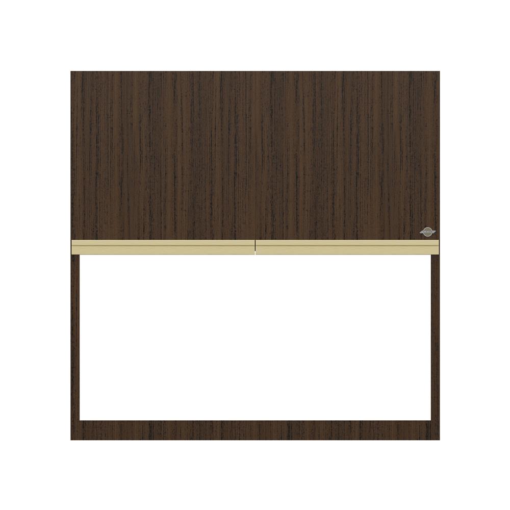 ตู้แขวนคว่ำจาน JUPITER JUVENTAS DARK TEAK 80x80 ซม.