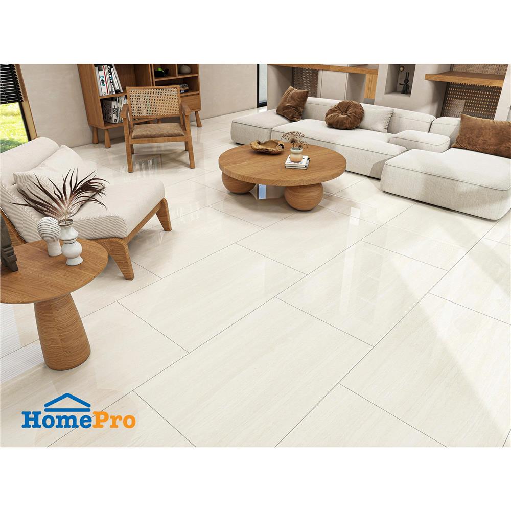 กระเบื้องพื้นพอร์ซเลน 60x90 ซม. TARA ทราเวอร์ เบจ PM 1.62 ตร.ม.