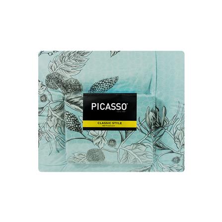 ชุดผ้าปูที่นอน 5 ฟุต (ชุด 6 ชิ้น) PICASSO CLASSIC STYLE GREEN MINT_3