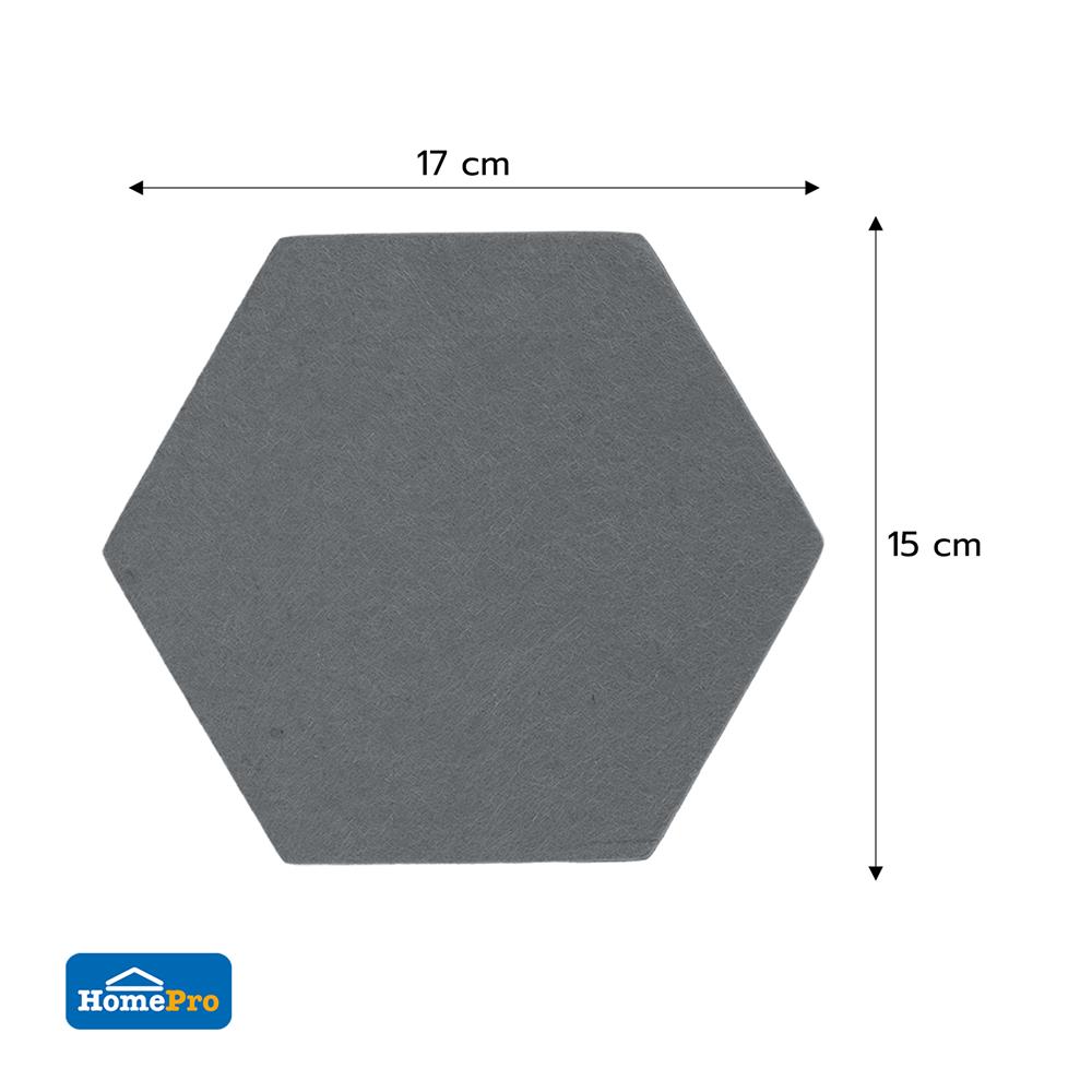 สติ๊กเกอร์บอร์ด HOME LIVING STYLE 15x17 ซม. สีเทาเข้ม