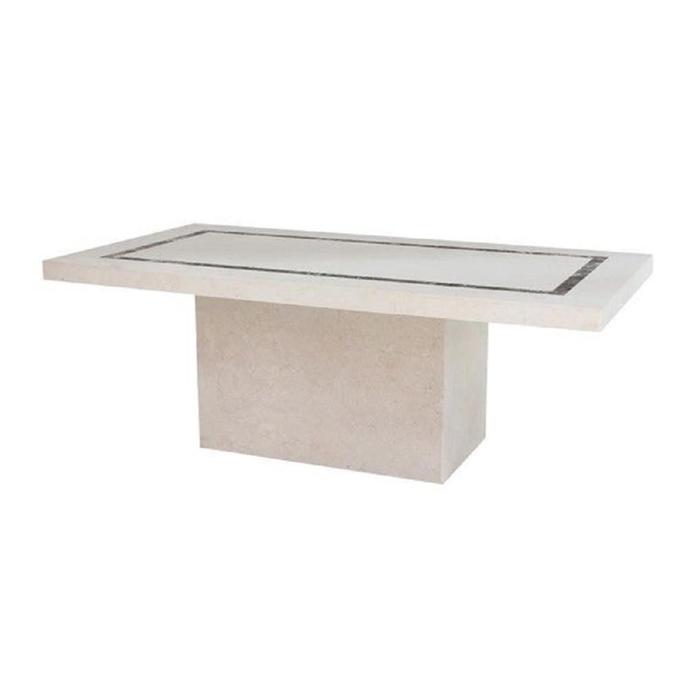 โต๊ะทานข้าว SB FURNITURE FLATTINUM 19090849 240 ซม. สีครีม