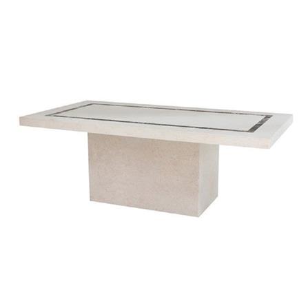 โต๊ะทานข้าว SB FURNITURE FLATTINUM 19090849 240 ซม. สีครีม_0