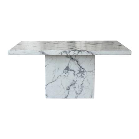 โต๊ะทานข้าว SB FURNITURE FLATTINUM 19068873 160 ซม. สีขาว_1