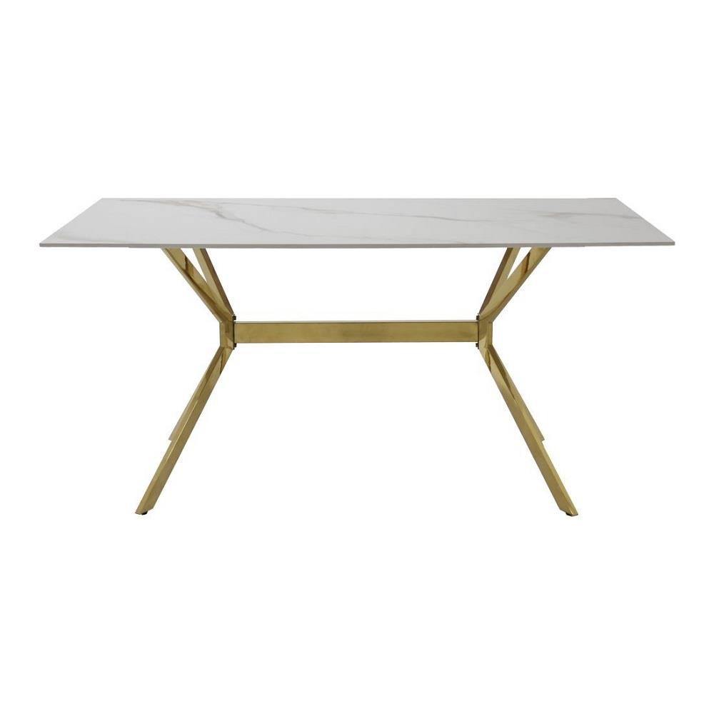 โต๊ะทานข้าว SB FURNITURE LISVIE 19238354 160 ซม. สีขาว