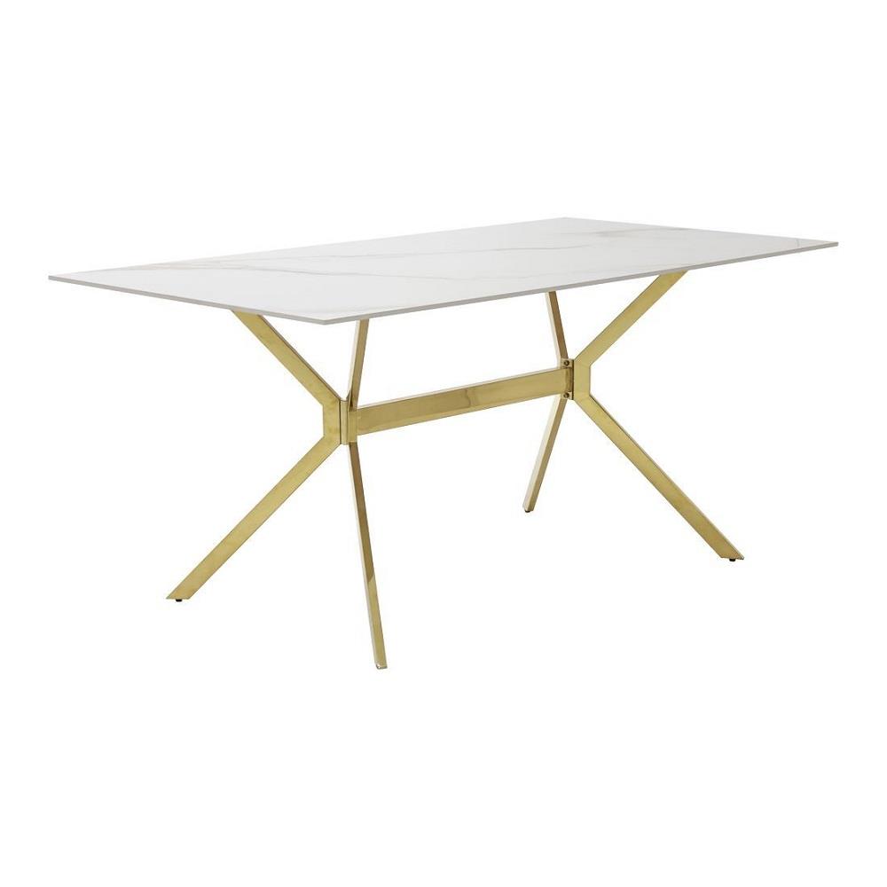 โต๊ะทานข้าว SB FURNITURE LISVIE 19238354 160 ซม. สีขาว