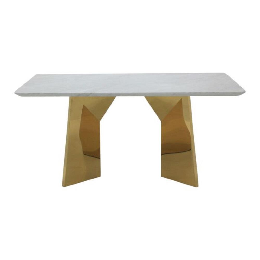 โต๊ะทานข้าว SB FURNITURE SAVINA 19235384 160 ซม. สีขาว