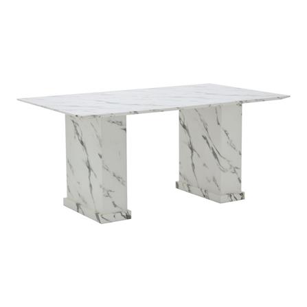 โต๊ะทานข้าว SB FURNITURE BASHA 19237033 160 ซม. สีขาว_2