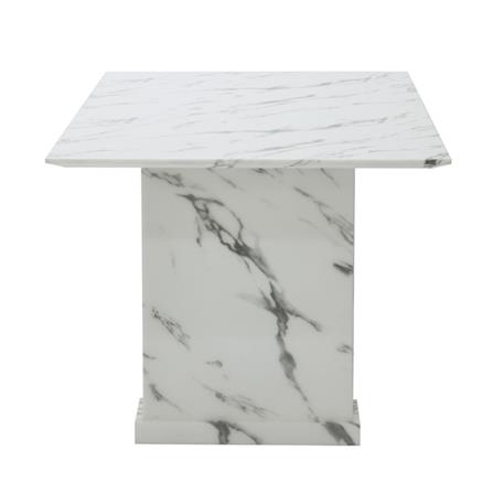 โต๊ะทานข้าว SB FURNITURE BASHA 19237033 160 ซม. สีขาว_4