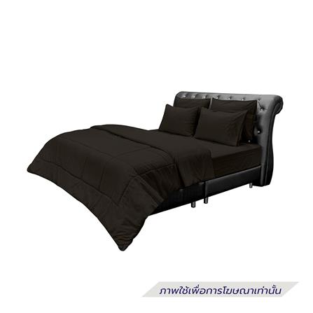 ชุดผ้าปูที่นอน 5 ฟุต (ชุด 6 ชิ้น) PICASSO CLASSIC STYLE IRIS สี DARK BROWN_1