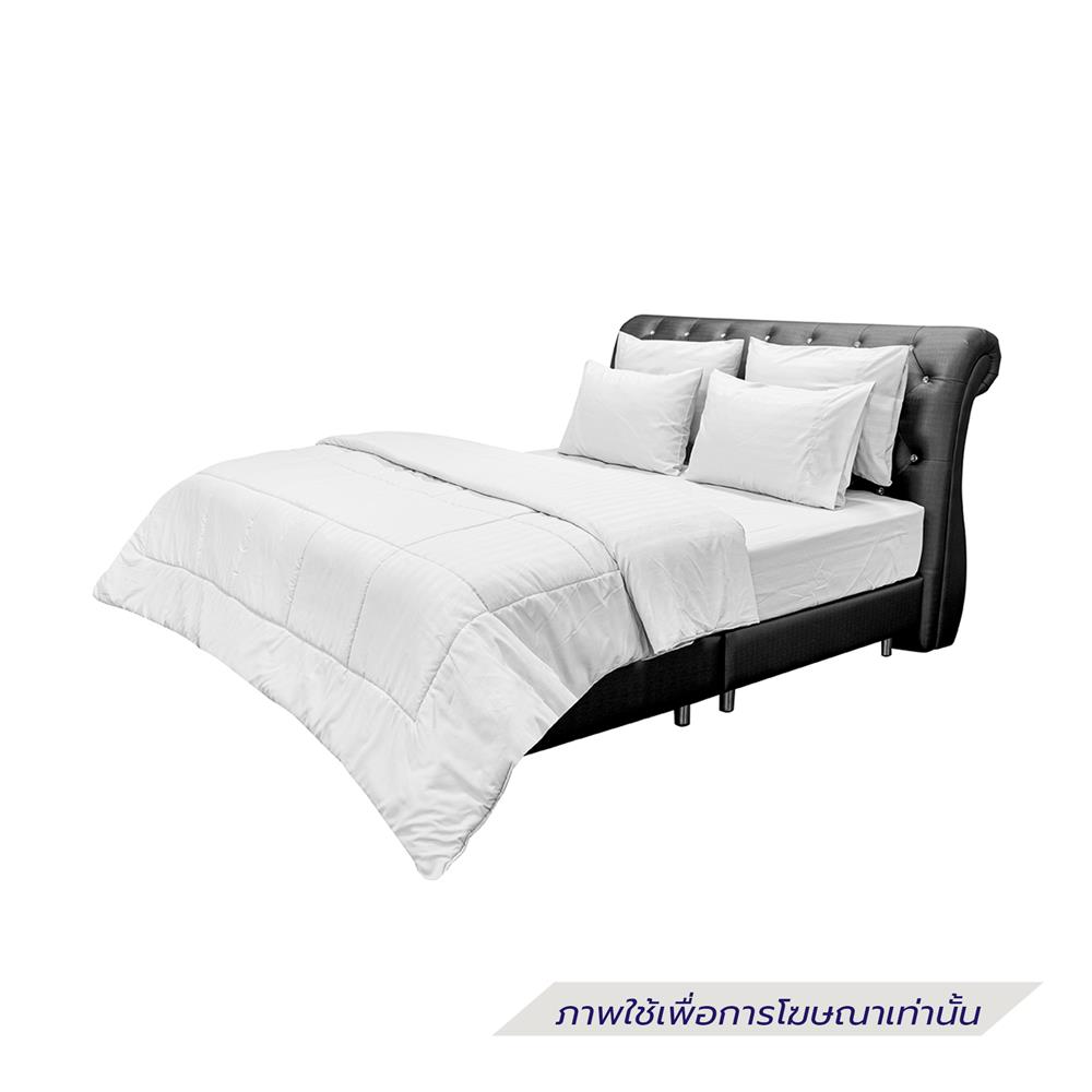 ชุดผ้าปูที่นอน 5 ฟุต (ชุด 6 ชิ้น) PICASSO CLASSIC STYLE IRIS สี WHITE