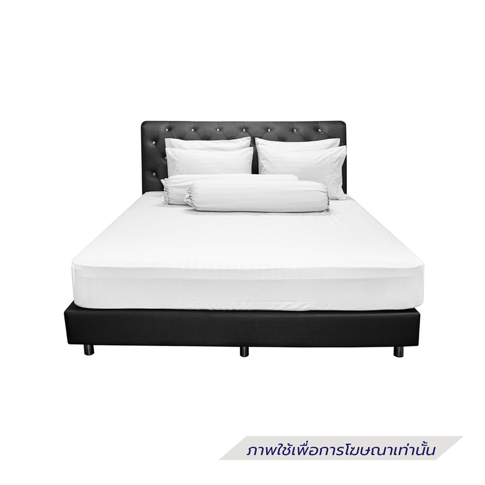 ชุดผ้าปูที่นอน 5 ฟุต (ชุด 6 ชิ้น) PICASSO CLASSIC STYLE IRIS สี WHITE