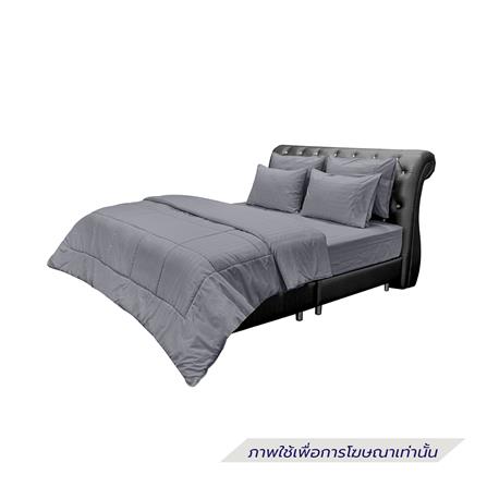 ชุดผ้าปูที่นอน 5 ฟุต (ชุด 6 ชิ้น) PICASSO CLASSIC STYLE IRIS สี GREY_1