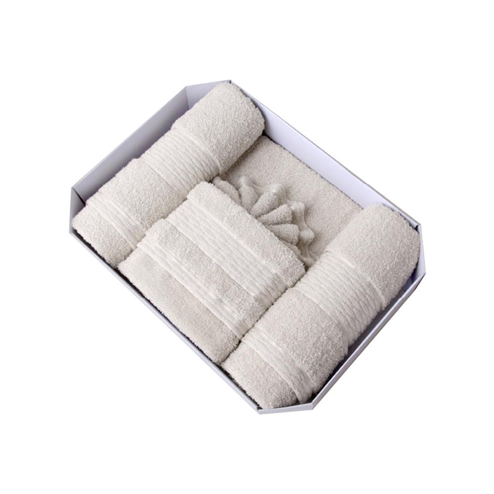 ผ้าขนหนู GIFT SET FROLINA GOLDEN THEADS สี BROWN