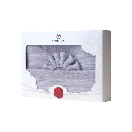 ผ้าขนหนู GIFT SET FROLINA MILD LOOP สี GREY_3