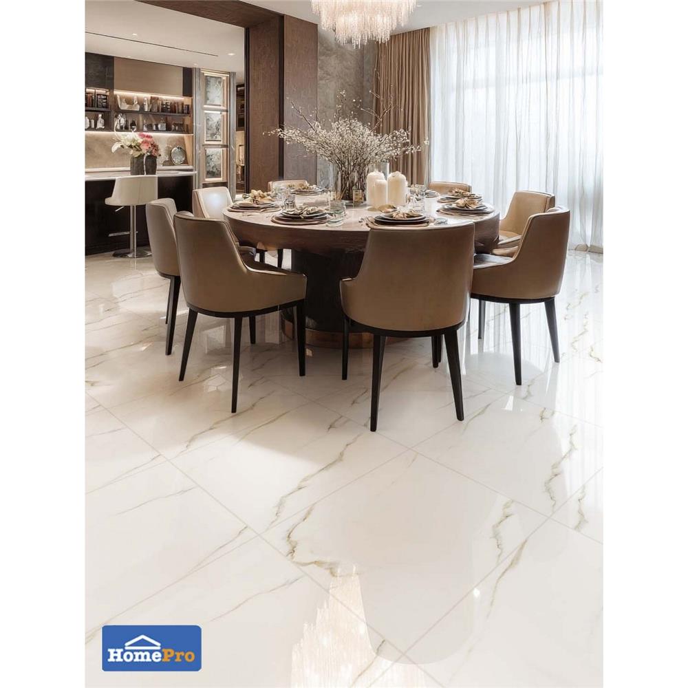 กระเบื้องพื้นพอร์ซเลน 60x60 ซม. DURAGRES โอเรสเต้ ขาว A 1.44 ตร.ม.