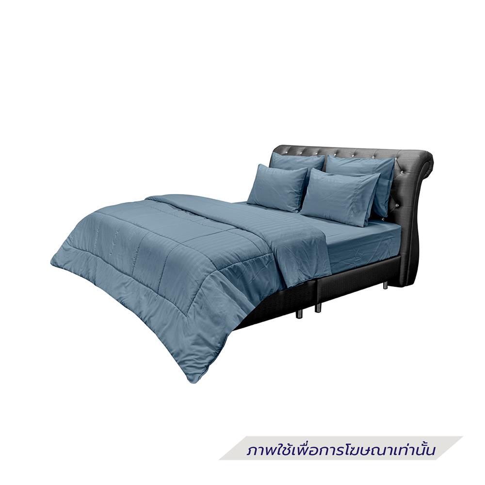 ชุดผ้าปูที่นอน 5 ฟุต (ชุด 6 ชิ้น) PICASSO CLASSIC STYLE IRIS สี SEA BLUE