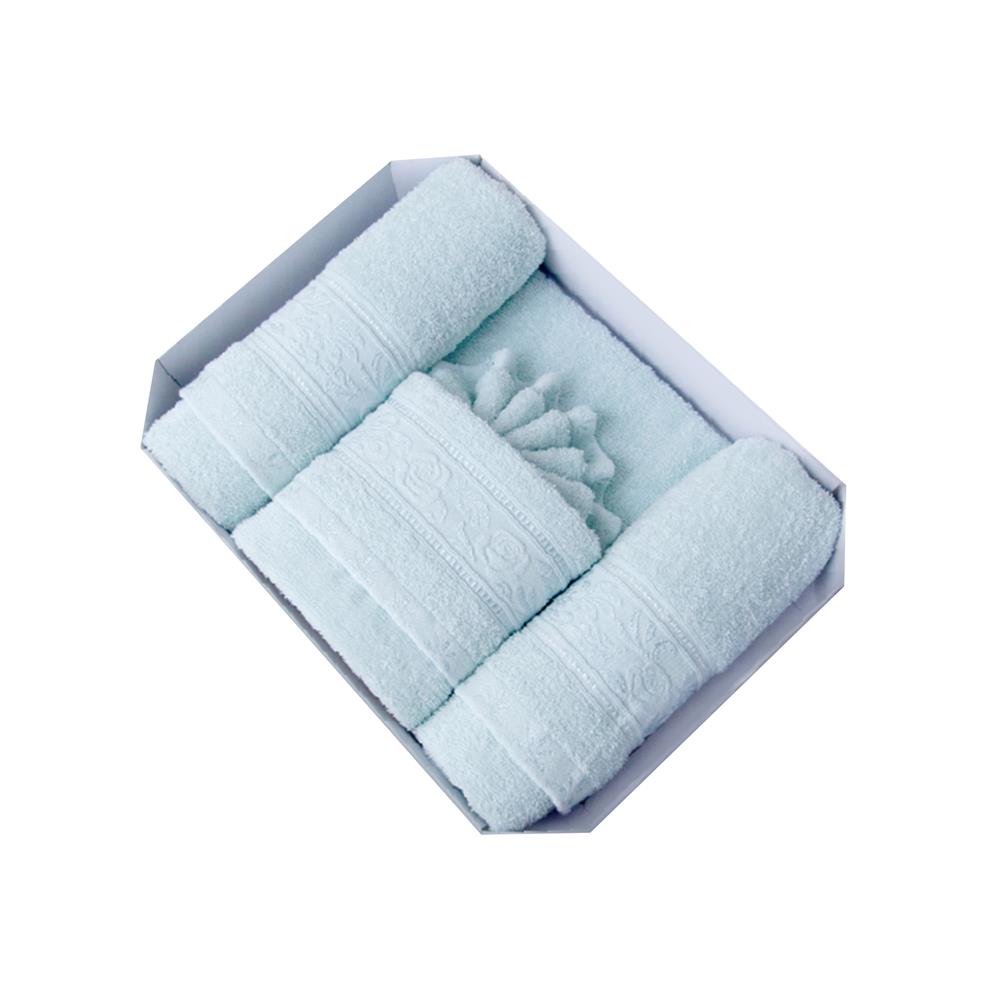 ผ้าขนหนู GIFT SET FROLINA ROSE GALA สี BLUE