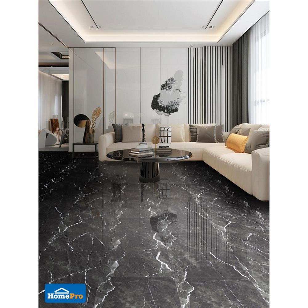 กระเบื้องพื้นพอร์ซเลน 60x60 ซม. DURAGRES เคียร่า เทาเข้ม A 1.44 ตร.ม.