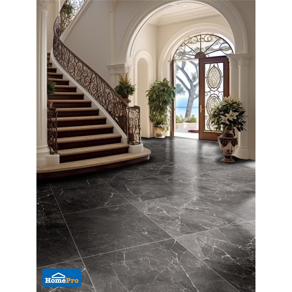 กระเบื้องพื้นพอร์ซเลน 60x60 ซม. DURAGRES โจเซฟิน เทาเข้ม A 1.44 ตร.ม.