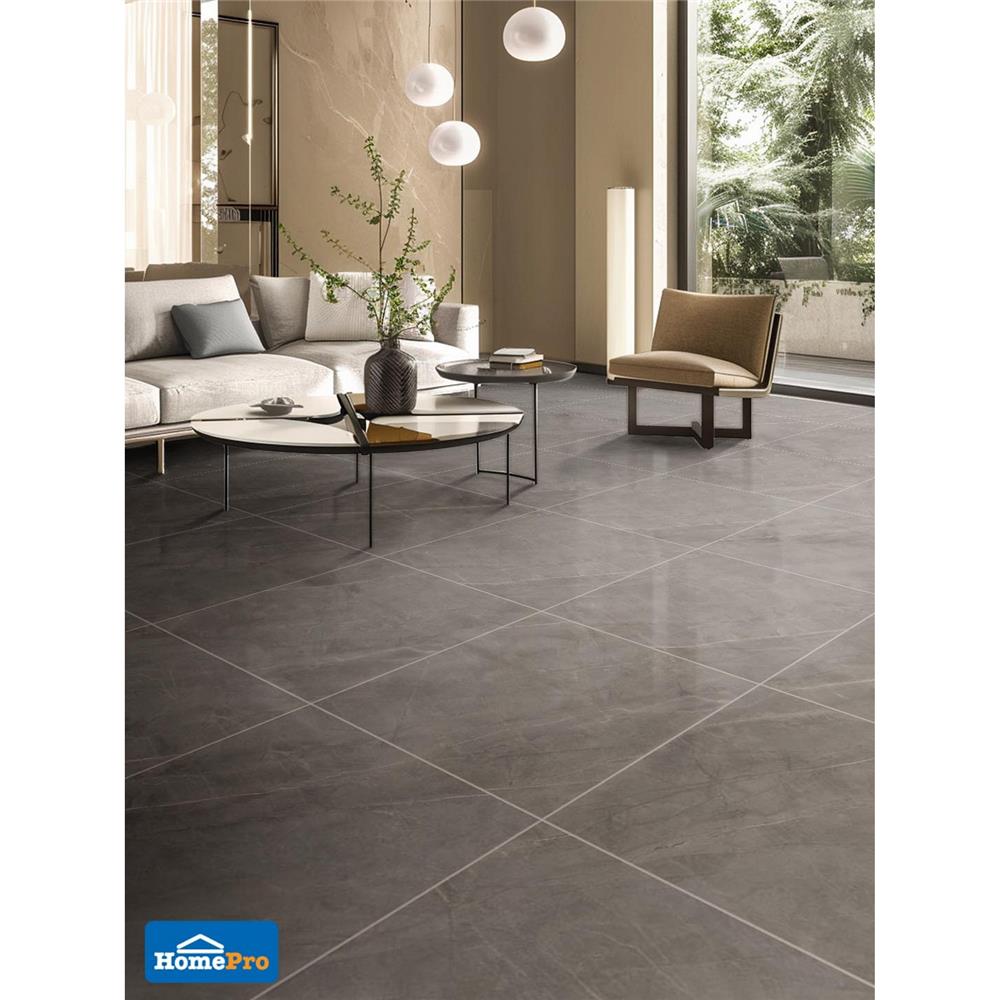 กระเบื้องพื้นพอร์ซเลน 60x60 ซม. DURAGRES อโมริโน่ น้ำตาล A 1.44 ตร.ม.