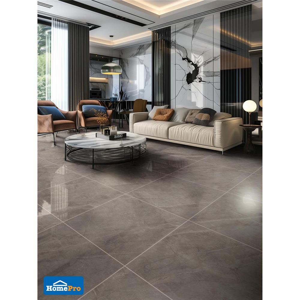 กระเบื้องพื้นพอร์ซเลน 60x60 ซม. DURAGRES อโมริโน่ น้ำตาล A 1.44 ตร.ม.